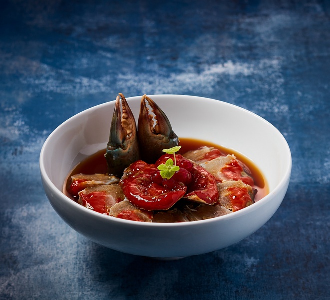 無菌花雕醉膏蟹